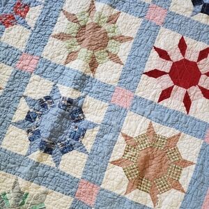 Vintage Handmade Patchwork Quilt